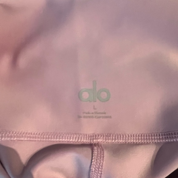 Alo High Waist Airlift Leggings - Sugarplum Pink - Picture 2 of 4